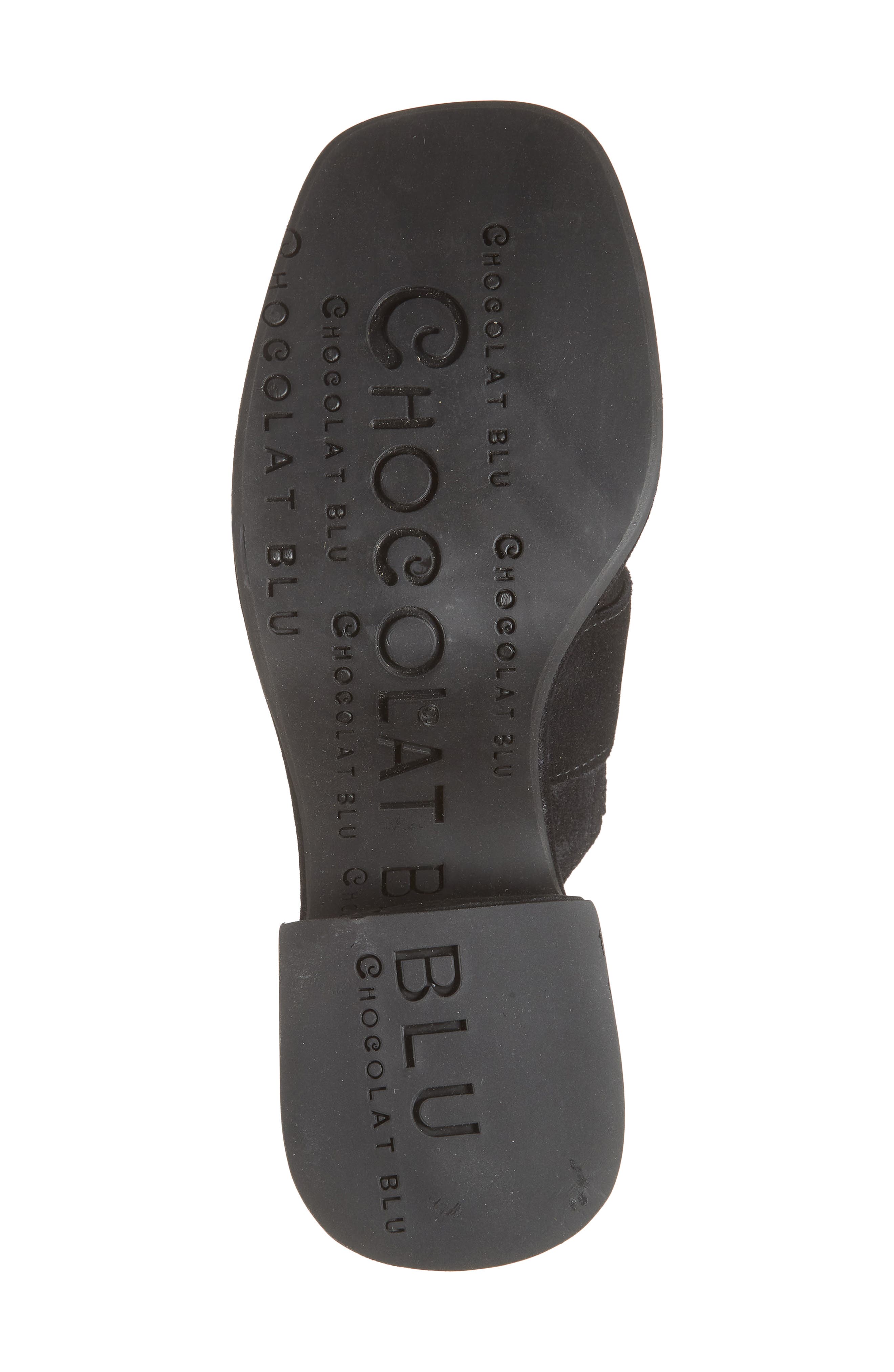 Chocolat Blu Haze Platform Mule, Alternate, color, Black Suede