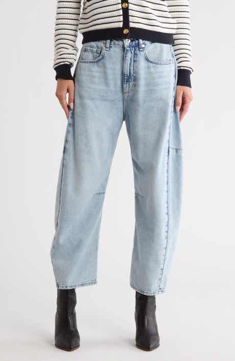 rag & bone Chase Super High Waist Crop Barrel Jeans