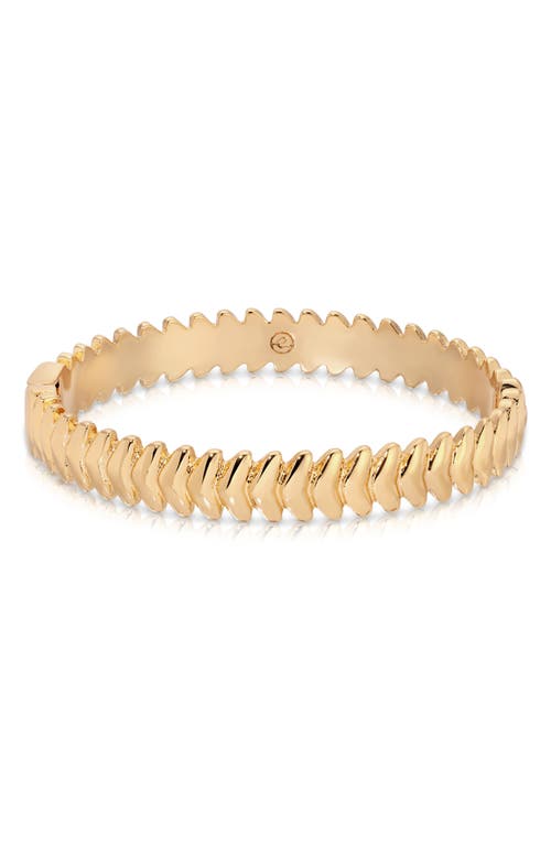 Ettika Metal Moderna Bangle Bracelet In Gold