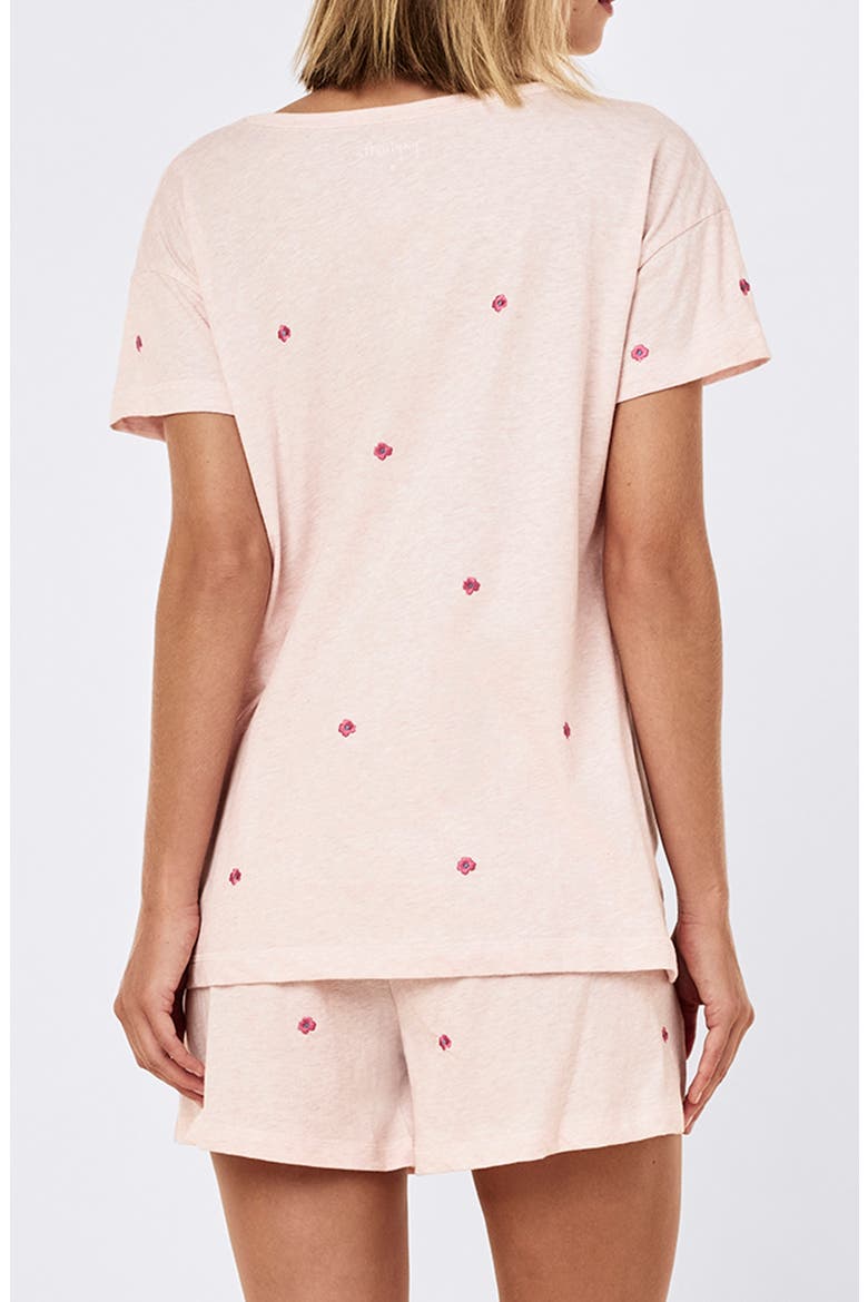 Jada Posy Organic Cotton Pajamas, Alternate, color, PETAL PINK