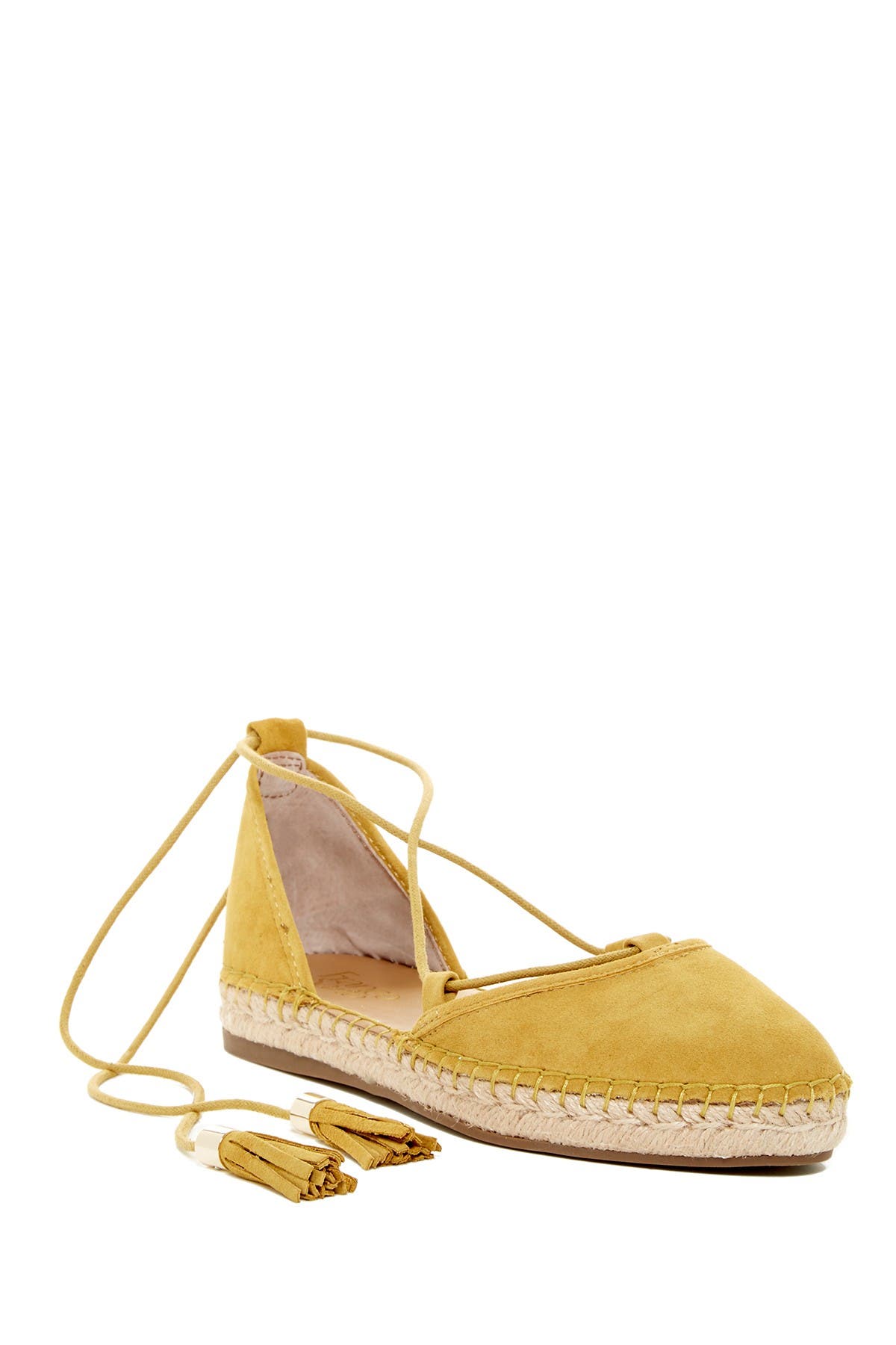 Franco Sarto Dream Suede Lace Espadrille, Alternate, color, 