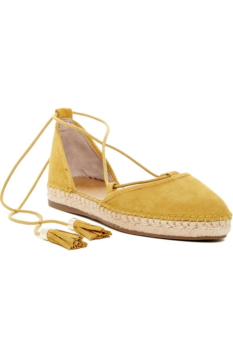 Franco Sarto Dream Suede Lace Espadrille, Alternate, color,
