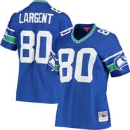 Mitchell & Ness Women's Mitchell & Ness Steve Largent Royal Seattle Seahawks 1985 Legacy Replica Jersey