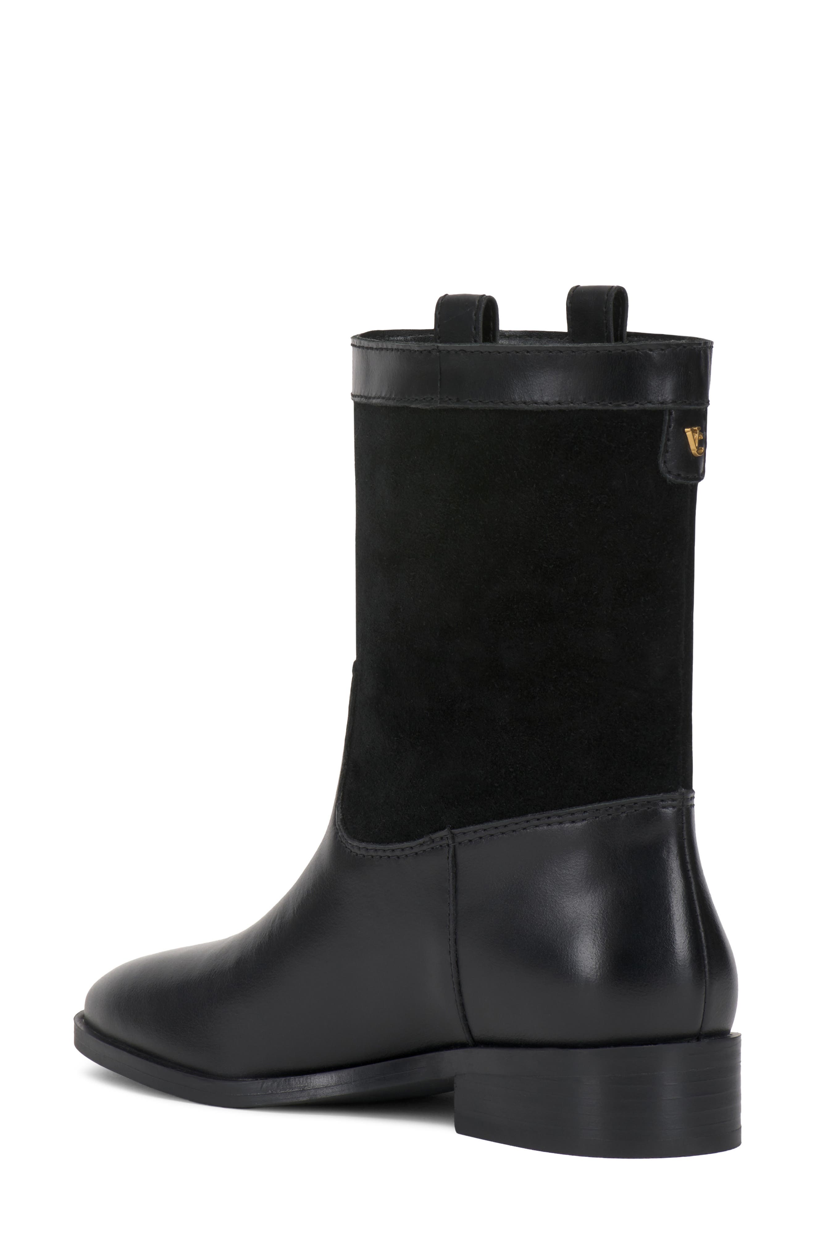 Bezzley Leather Bootie, Alternate, color, BLACK