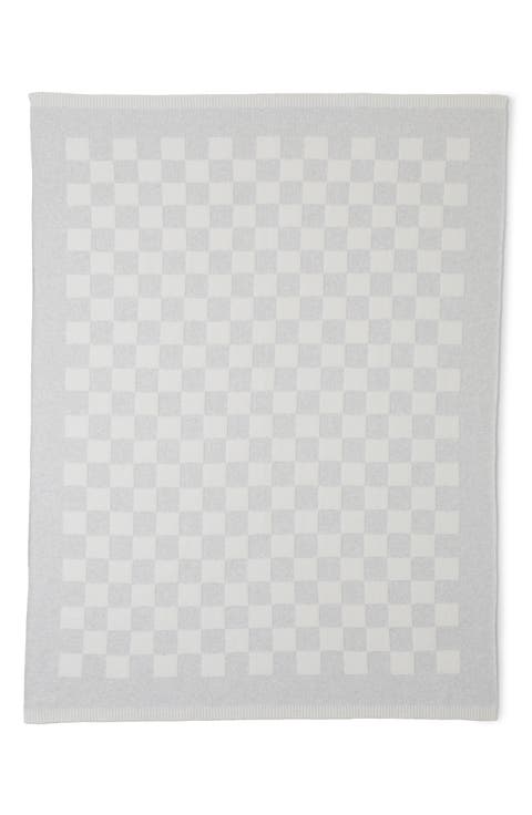 CozyChic™ Checkered Cotton Blend Throw Blanket