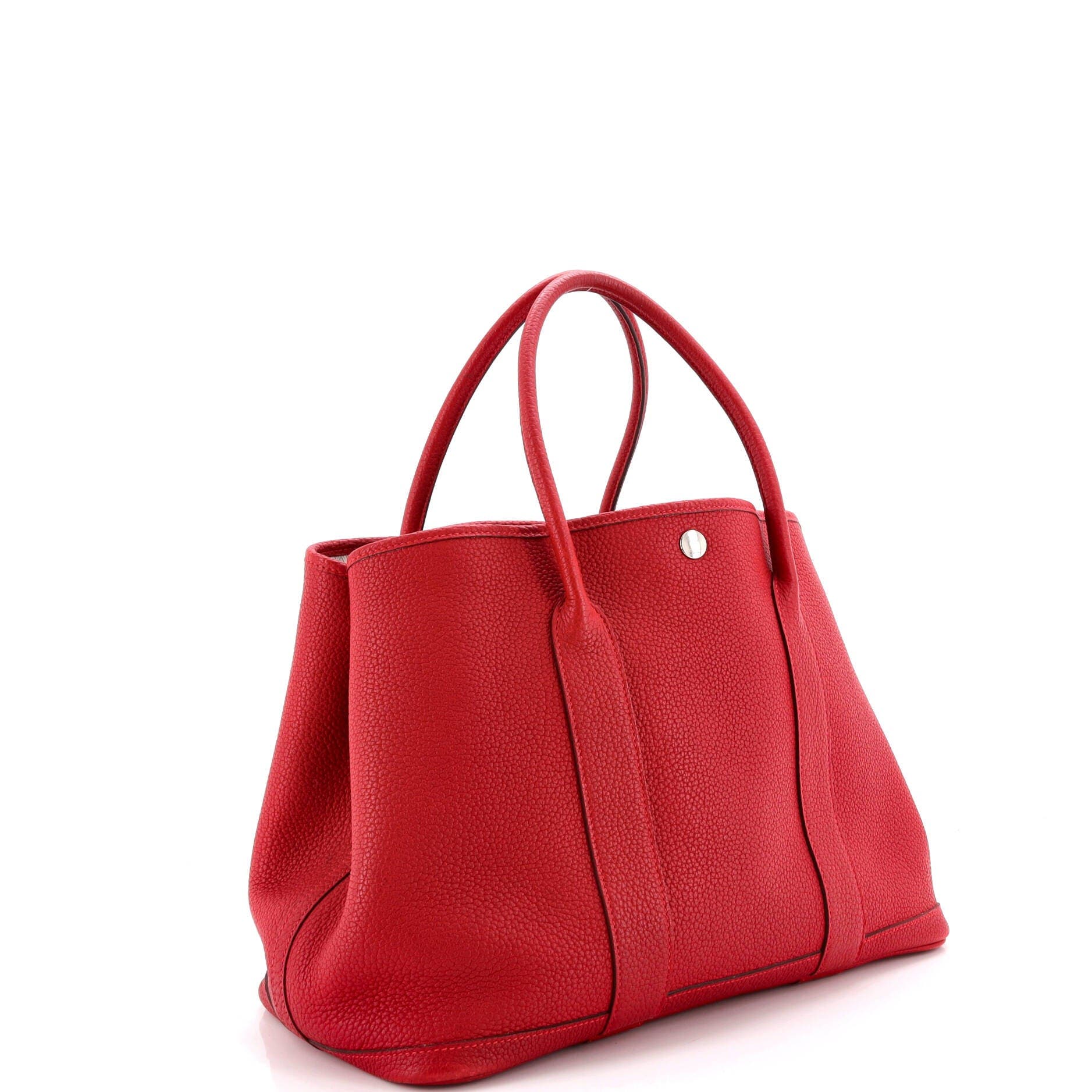 Garden Party Tote Leather 36, Alternate, color, Red