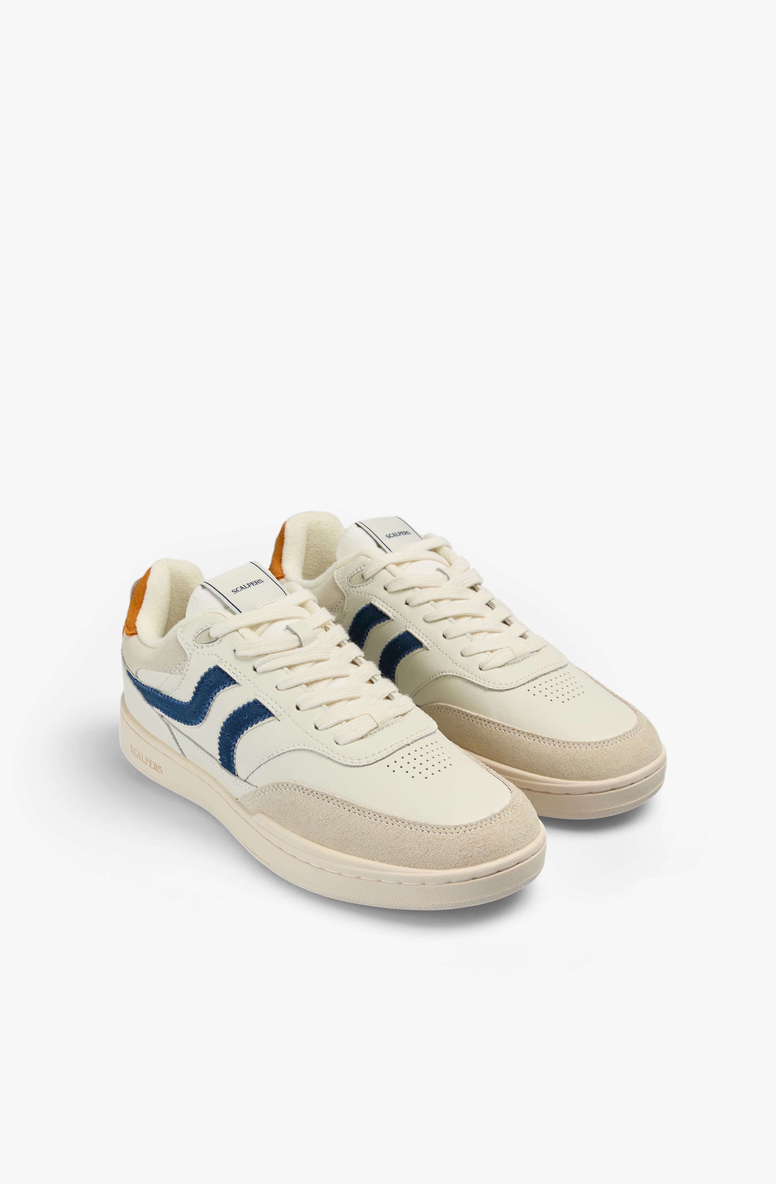 Scalpers Street Sneakers, Main, color, Whiteorange