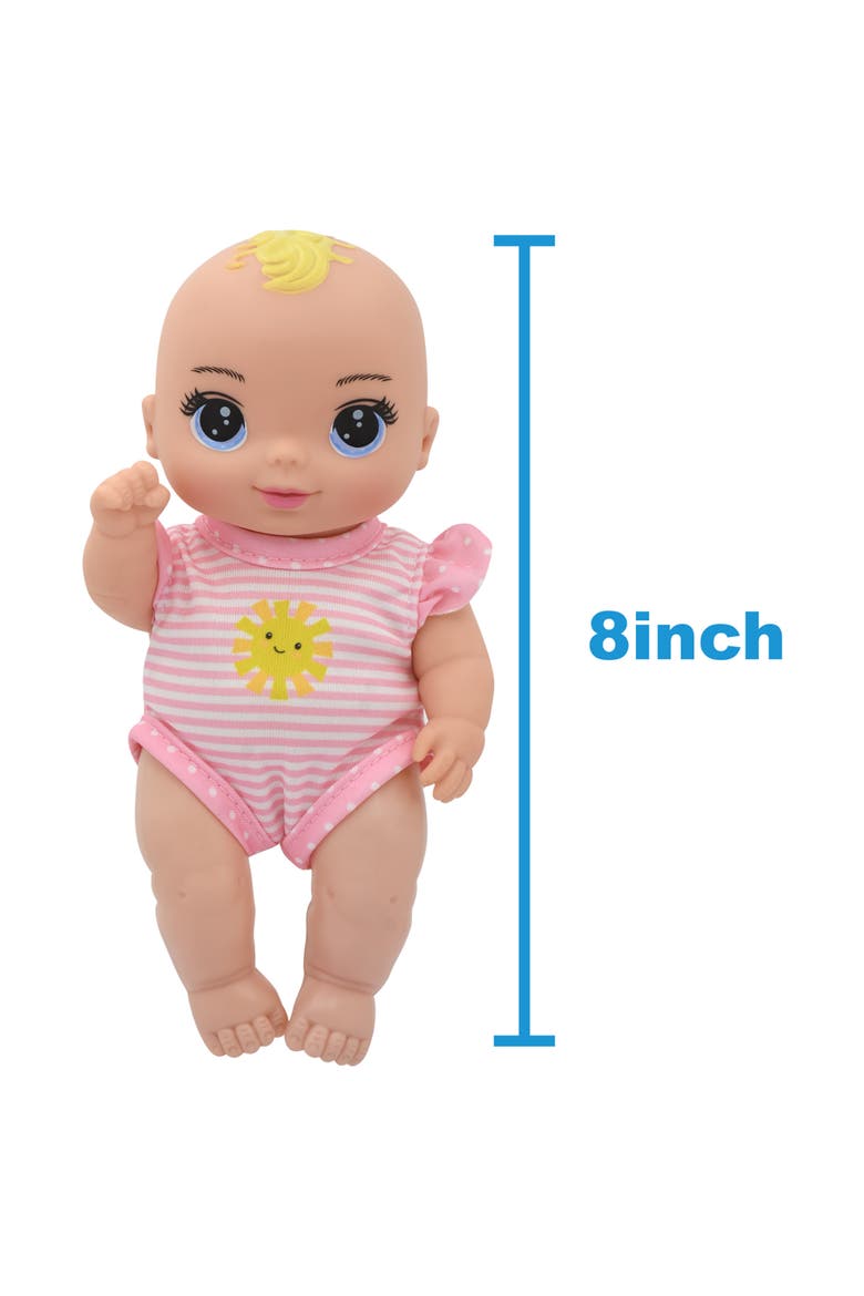 8" Baby Doll & Bassinet Gift Set, 2+, Alternate, color, Multicolored