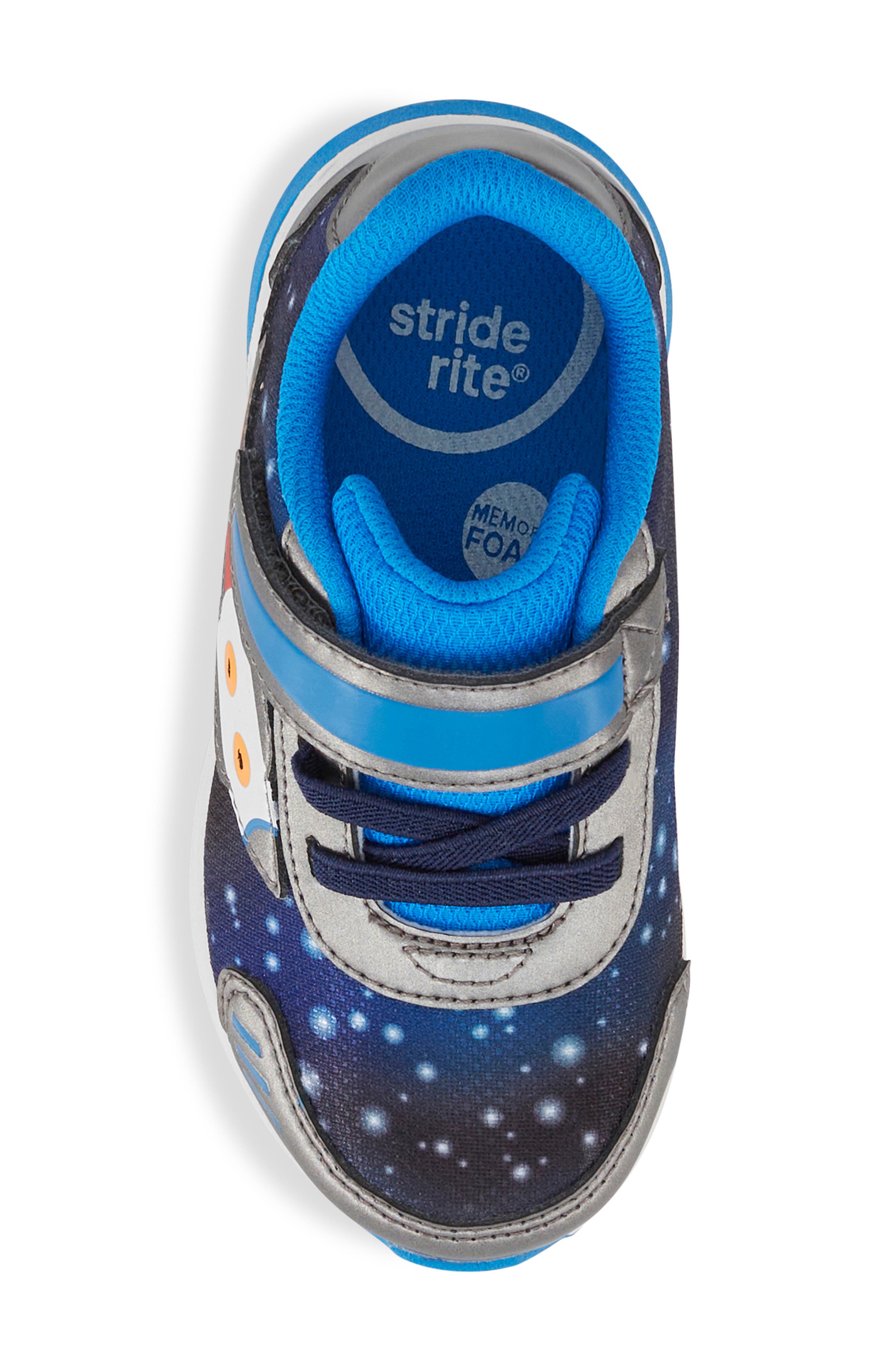 Stride Rite Kids' Astro Light-Up Sneaker, Alternate, color, Blue
