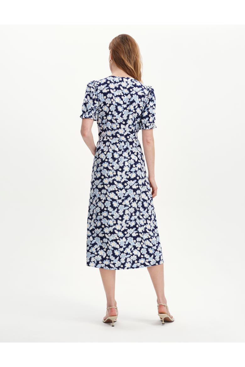Petite Samantha Midi Dress, Alternate, color, Blue Flower