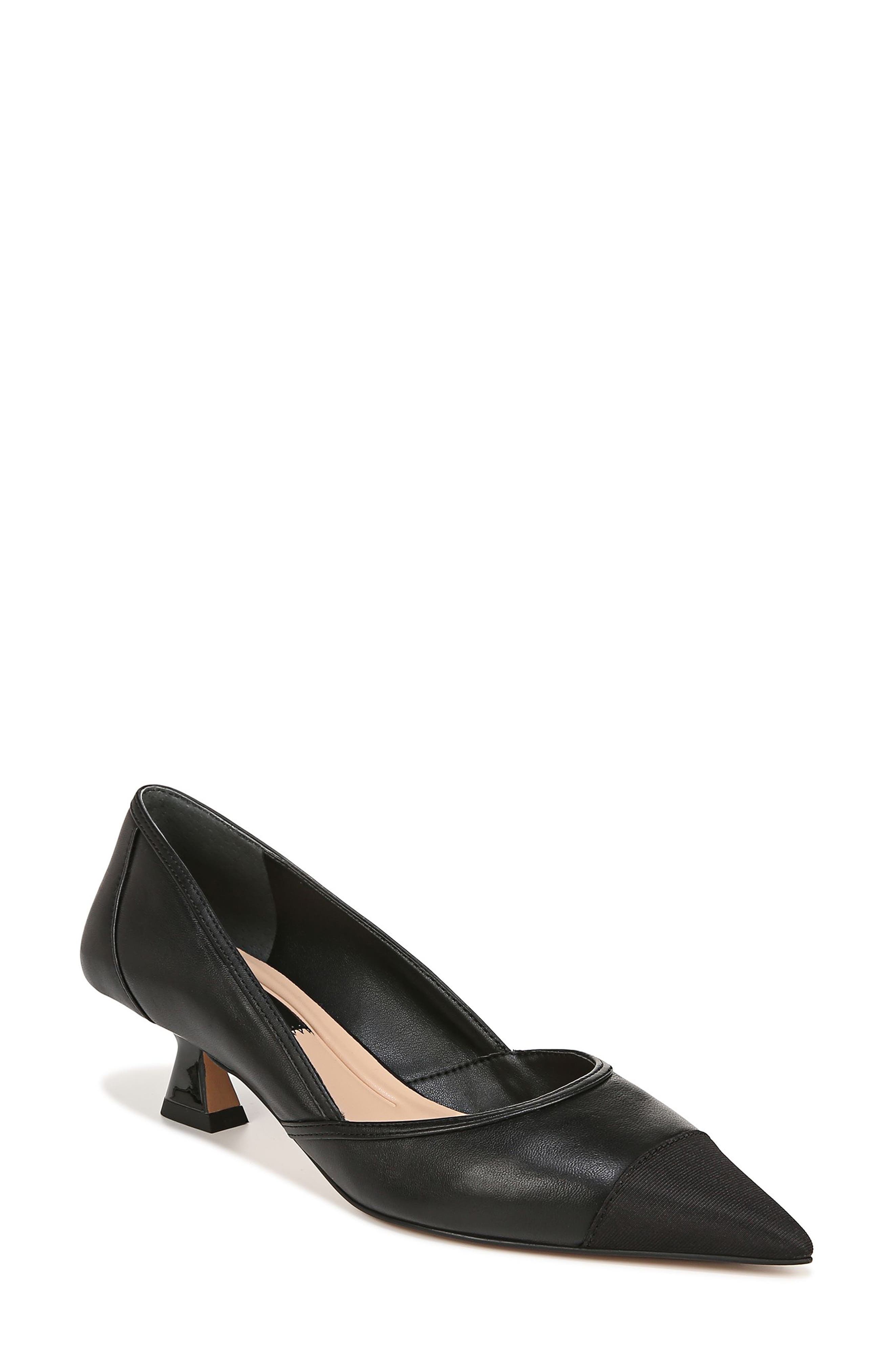Franco Sarto Darcy Pointed Toe Kitten Heel Pump