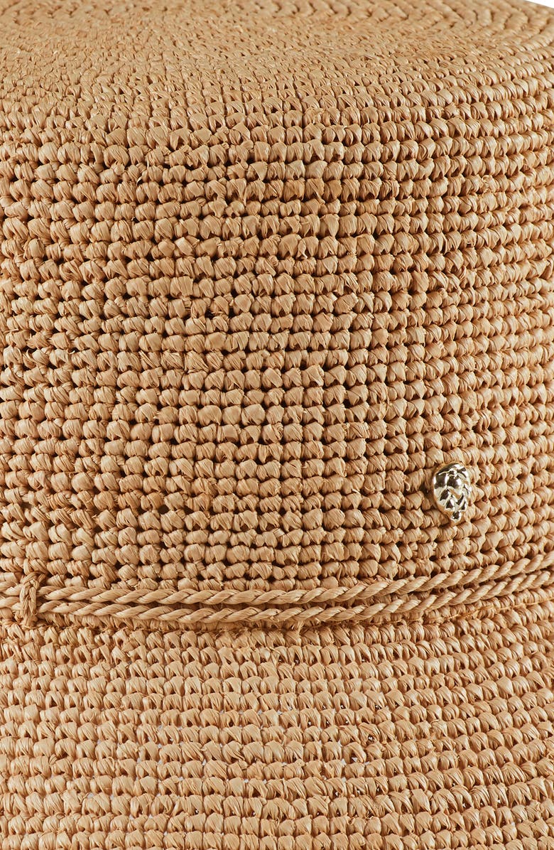 Helen Kaminski Packable Raffia Bucket Hat, Alternate, color, 