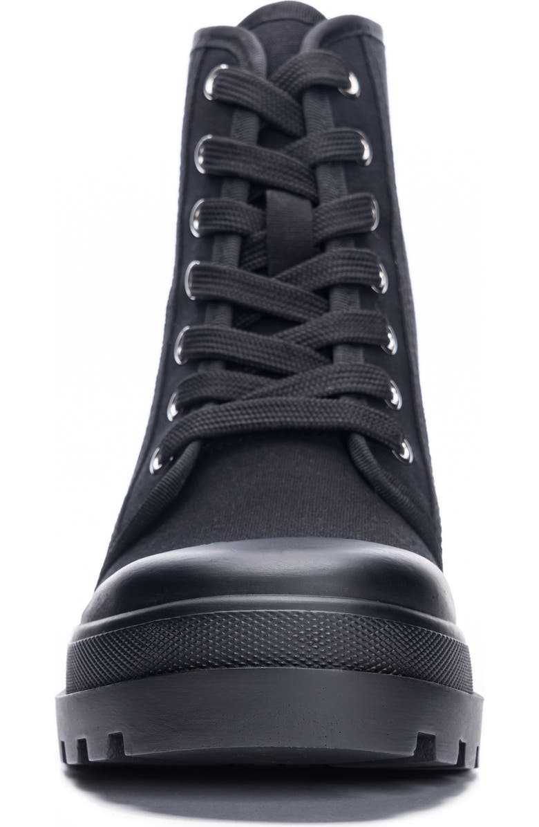 Chinese Laundry Bunny Canvas Combat Boot, Alternate, color,