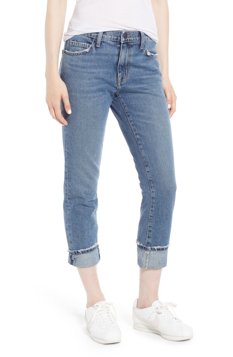 Current/Elliott The Fling Cuff Boyfriend Jeans, Main, color,