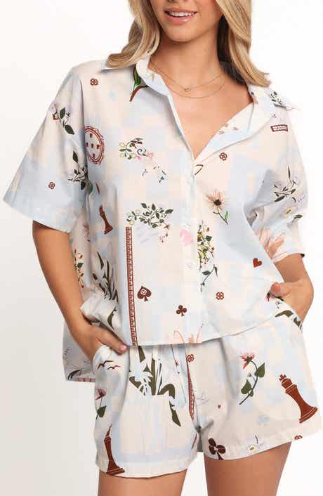 Petal & Pup Jaymes Oversized Cotton Camp Shirt