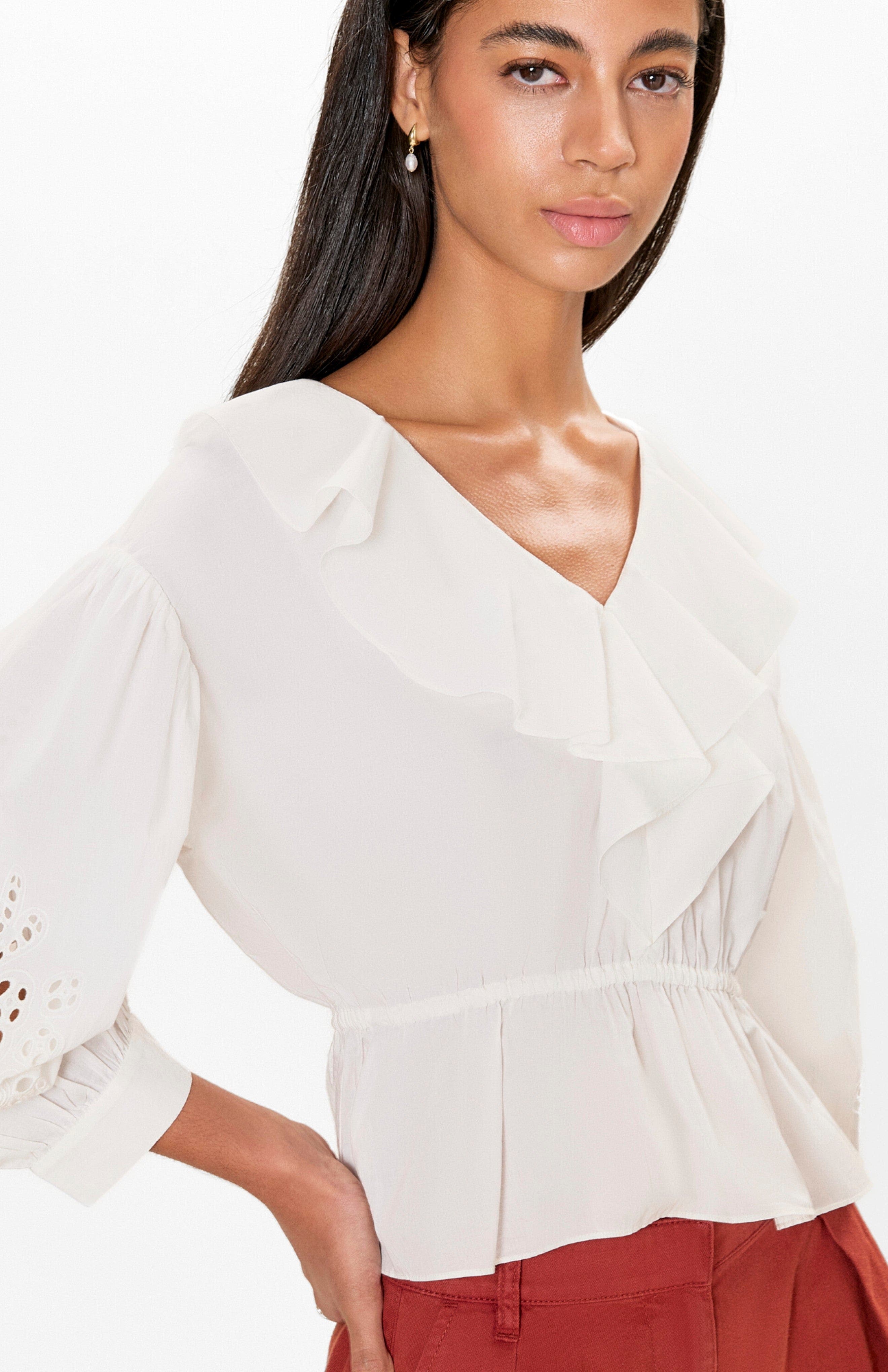 Lorelai Embroidered Blouse - image 2