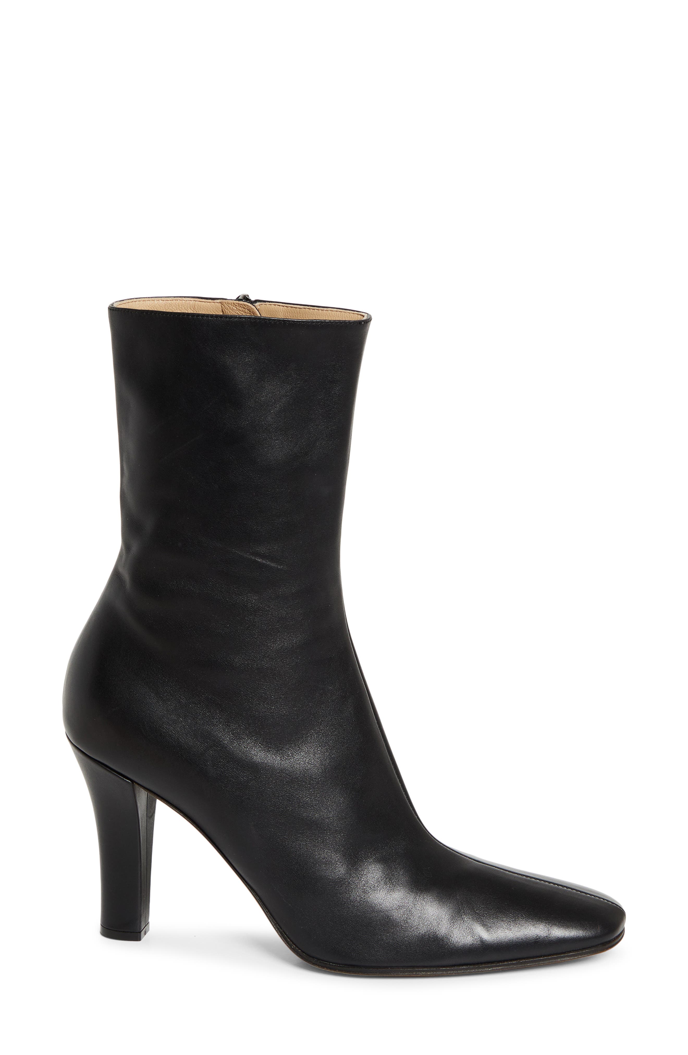 The Row Mona Bootie, Alternate, color, Black