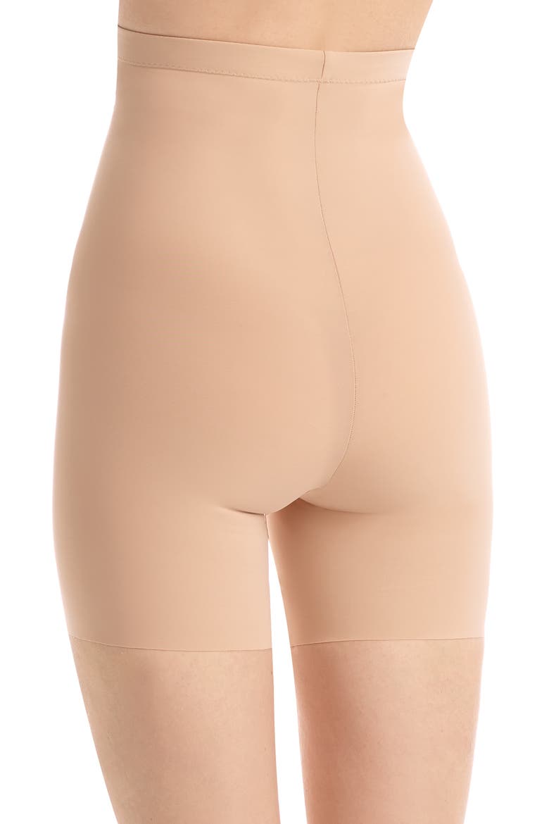 Control High Waist Shorts, Alternate, color, BEIGE