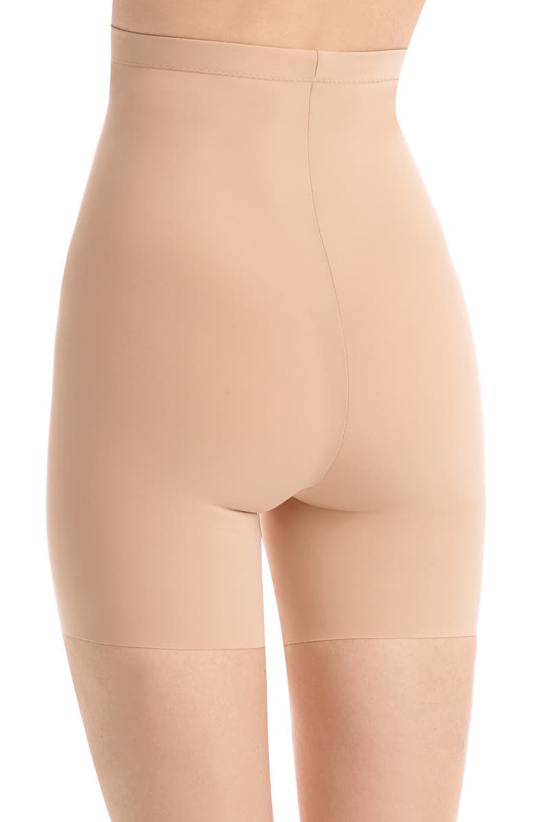 Commando Control High Waist Shorts, Alternate, color, Beige