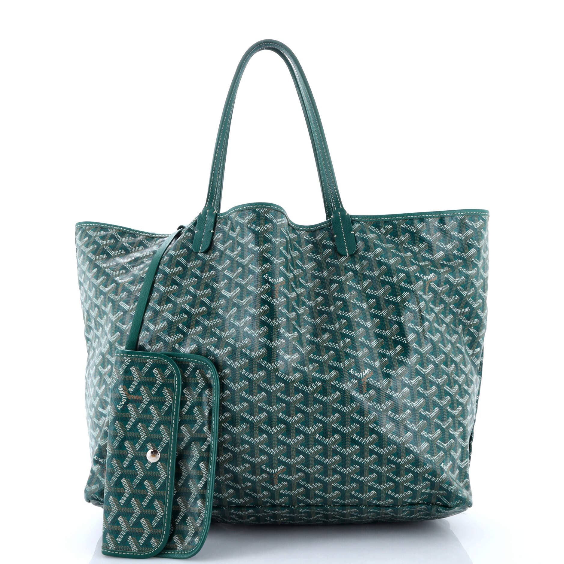 Pre-Owned Goyard Saint Louis Tote Coated Canvas GM, Alternate, color, 