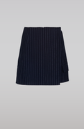 SAEMDI Pinstripe Skirt
