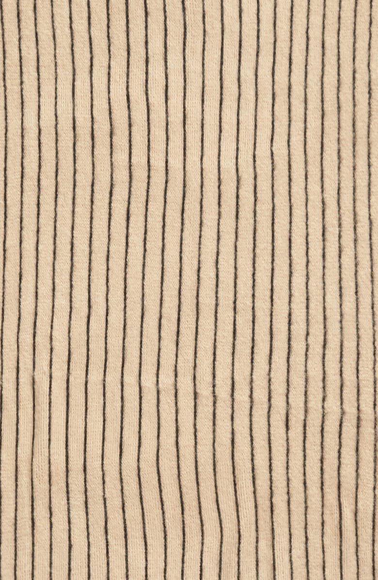 La Double 7 Fringed Stripe Scarf, Alternate, color, 