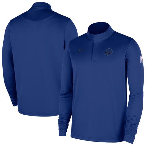 Men
s Nike Royal Golden State Warriors 2025/26 Authentic Coaches Quarter-Zip Dri-Fit Top