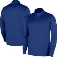 Nike Men's Nike Royal Golden State Warriors 2025/26 Authentic Coaches Quarter-Zip Dri-Fit Top