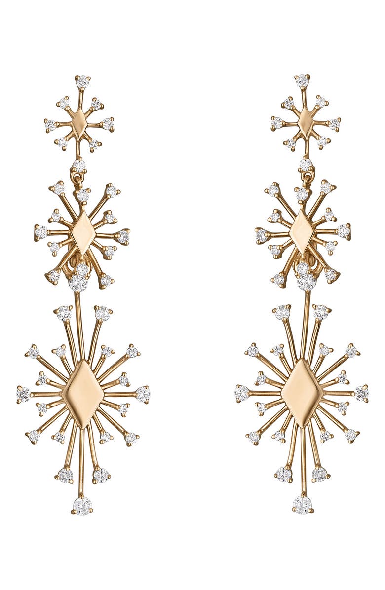 EDEN PRESLEY Sparkler Transform Diamond Drop Earrings, Main, color, Diamond