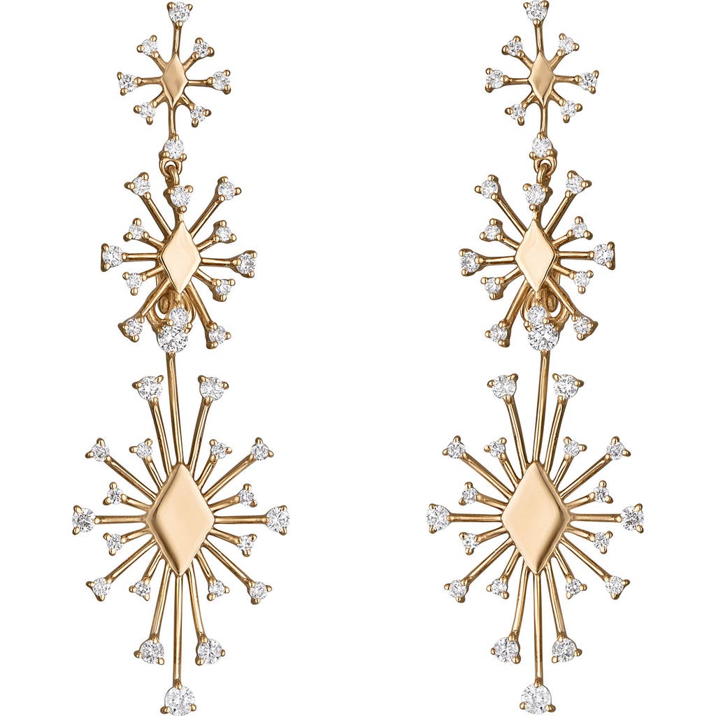 Eden Presley Sparkler Transform Diamond Drop Earrings In Diamond