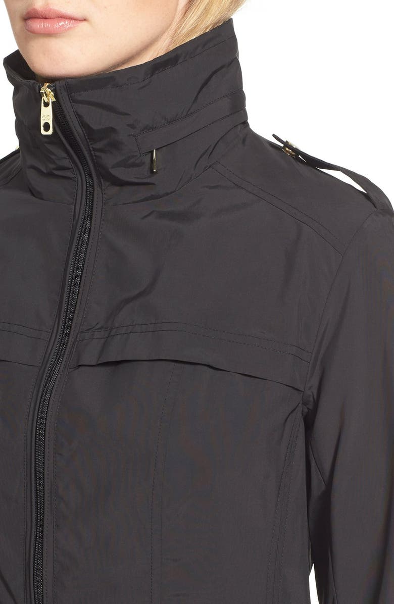 Cole Haan Signature Stand Collar Raincoat, Alternate, color, 