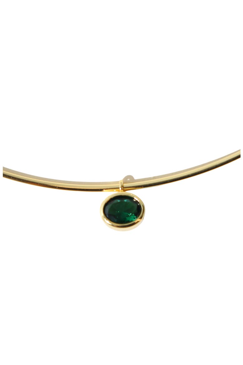 The Oval Pendant Choker, Main, color, GOLD