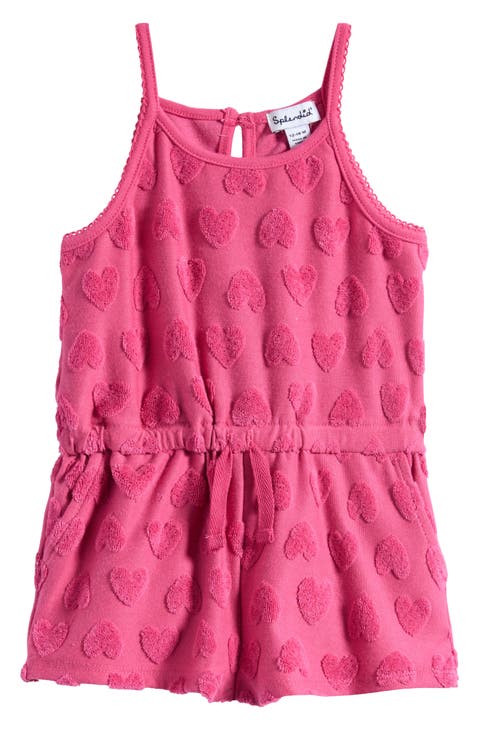 Loopy Heart Terry Romper (Baby)
