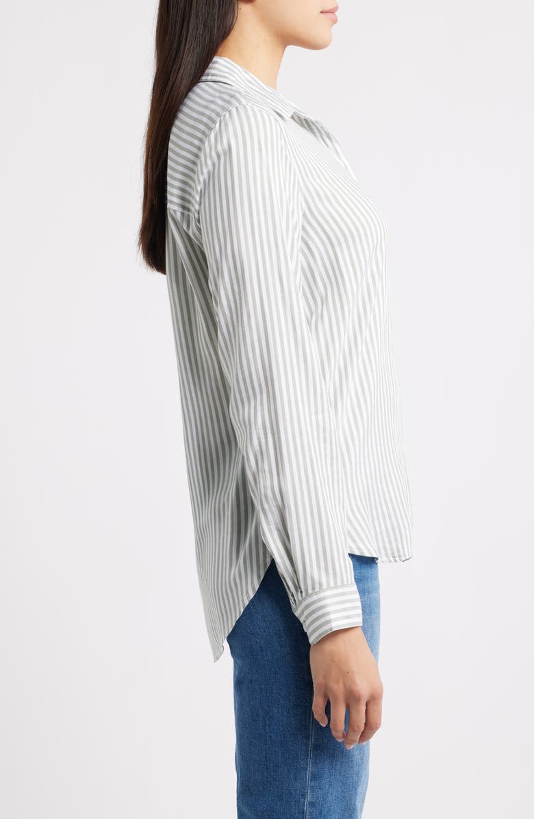 beachlunchlounge Haley Popover Shirt, Alternate, color, Kale