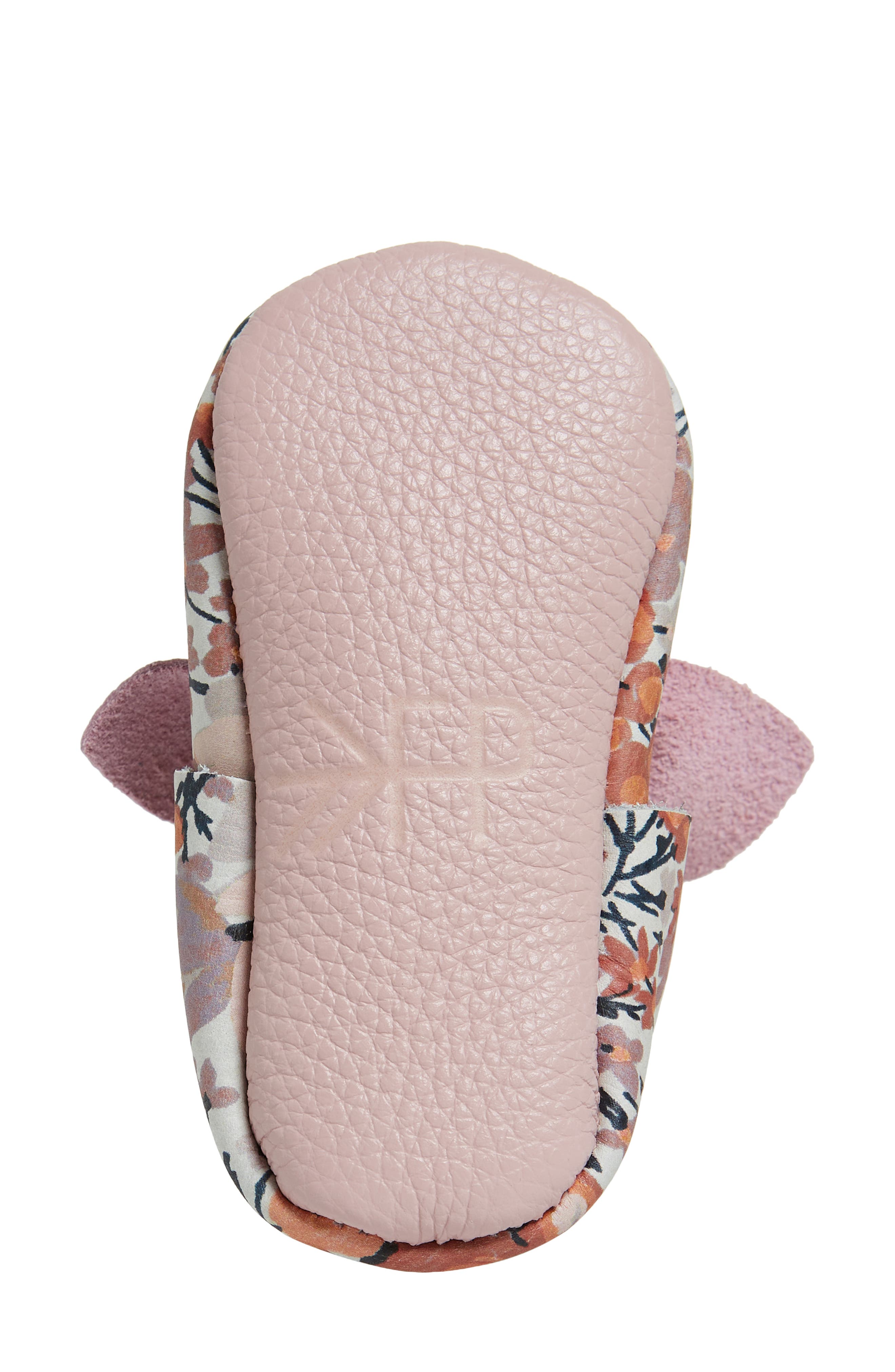 Freshly Picked Knotted Bow Crib Shoe, Alternate, color, 