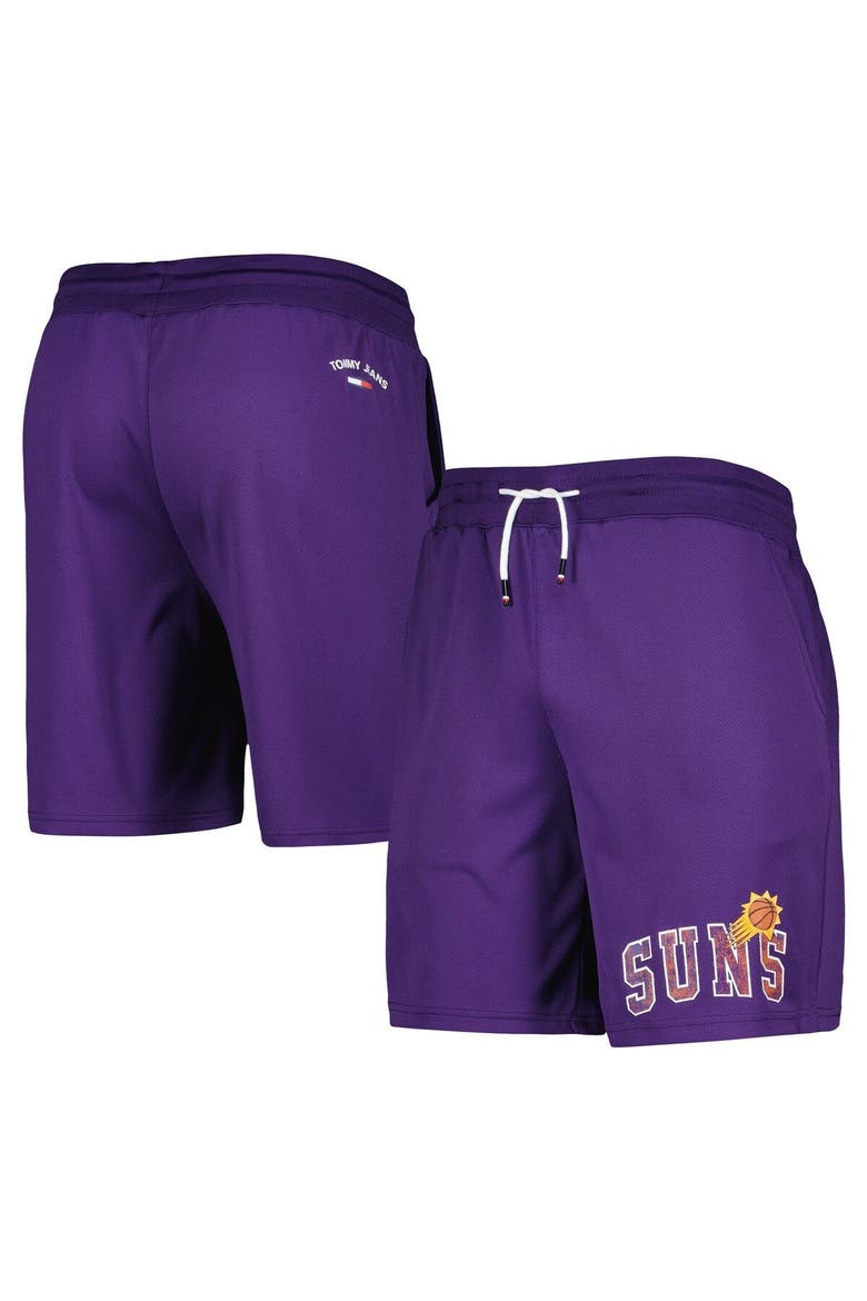 Men's Tommy Jeans Purple Phoenix Suns Mike Mesh Basketball Shorts, Main, color, Purple