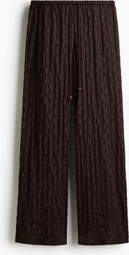 H&M Lace-look Drawstring Trousers