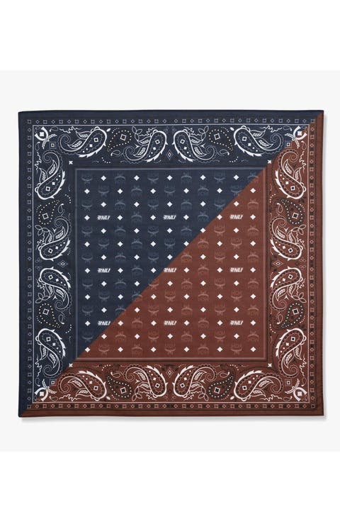 X KASINA Monogram Bandana Scarf