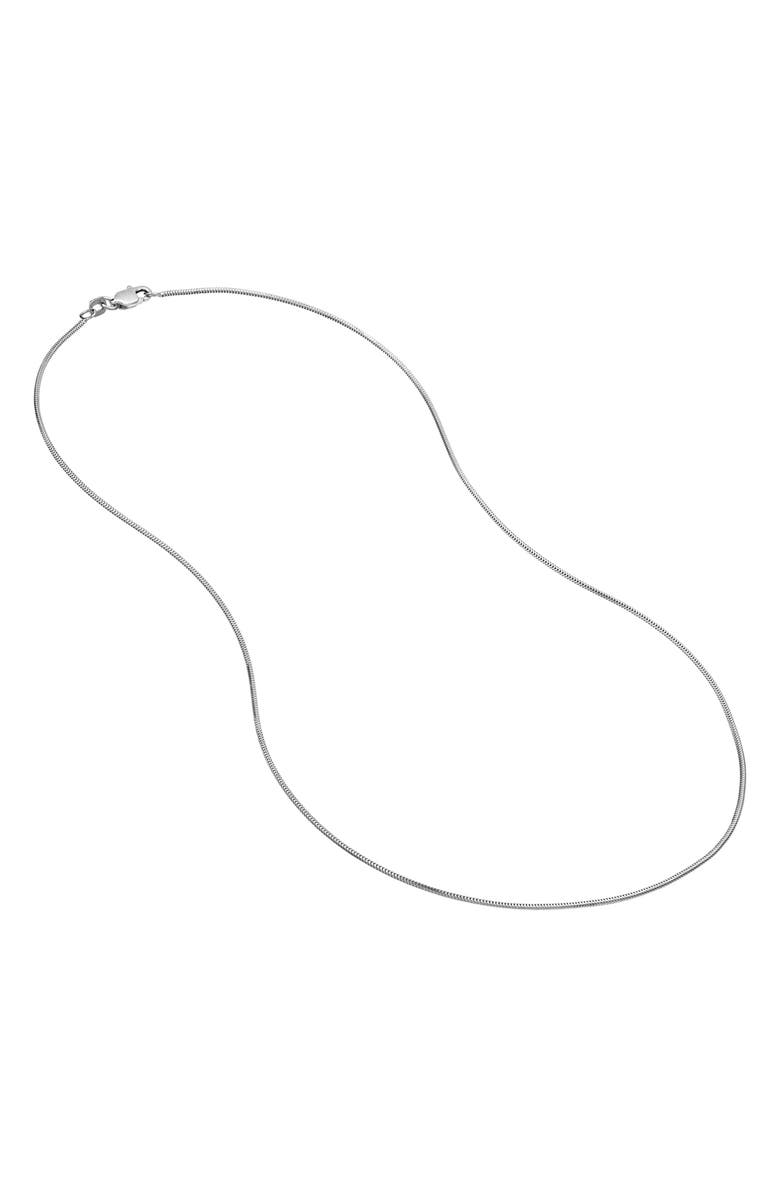 HAWLEY ST 14K White Gold Snake Chain Necklace, Alternate, color, 