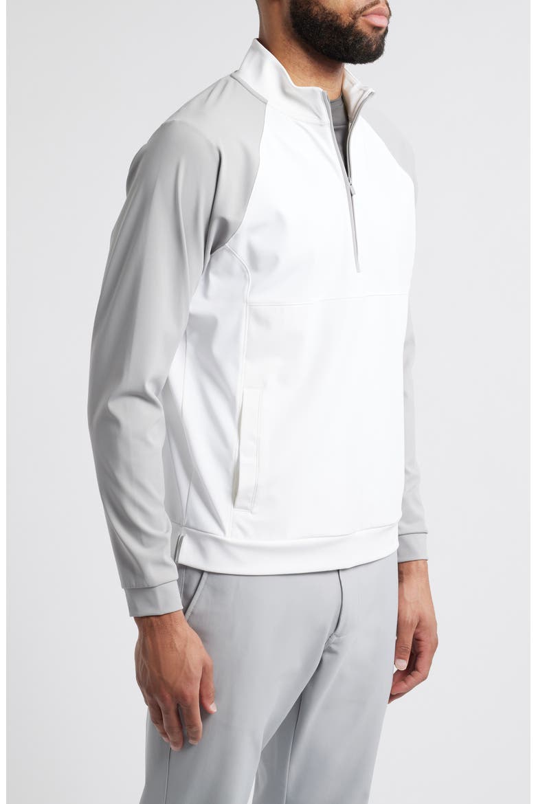 Armstrong Water Resistant Performance Half Zip Pullover, Alternate, color, WHITE