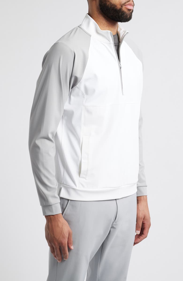 johnnie-O Armstrong Water Resistant Performance Half Zip Pullover, Alternate, color, White
