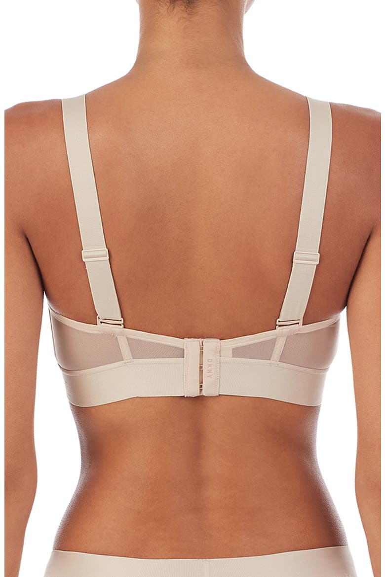 Sheers Strapless Underwire Bra, Alternate, color, CASHMEREND