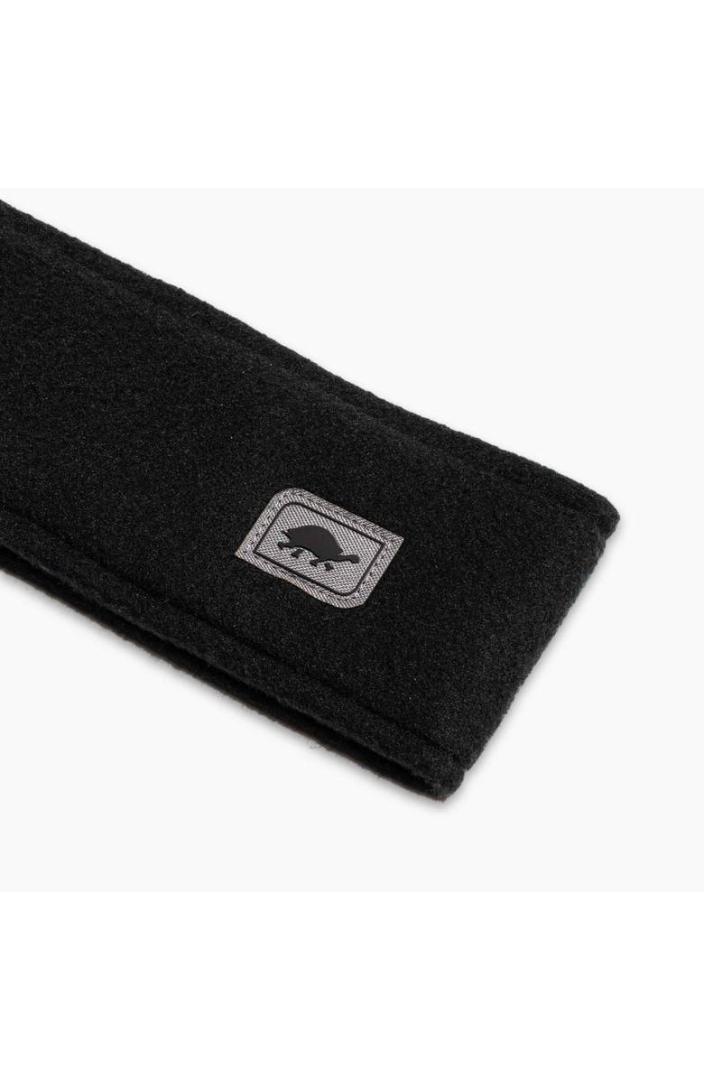Turtle Fur Turtle Band Fleece Headband, Alternate, color, Black