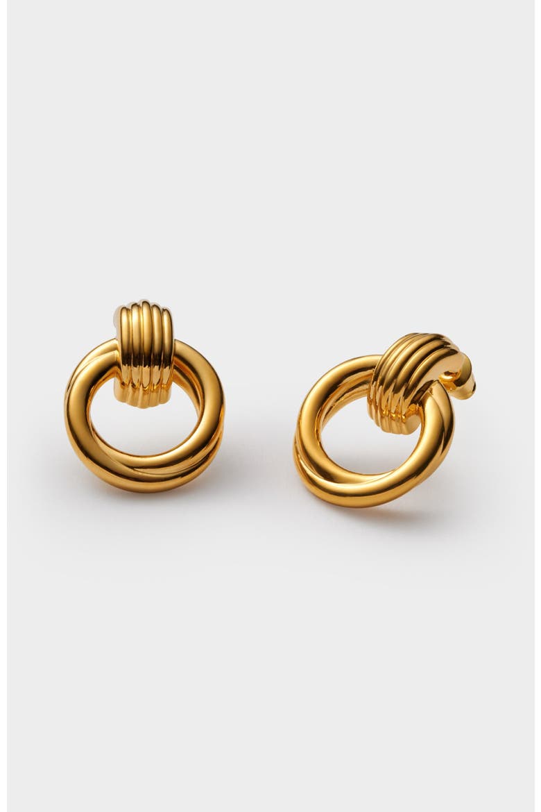 Demi Oversized Stud Earrings, Main, color, Gold