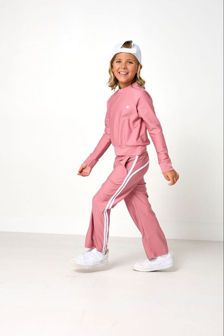 Crewneck Pullover, Alternate, color, Dusty Pink
