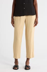 ELIE ELIE TAHARI Pleated Cropped Pants
