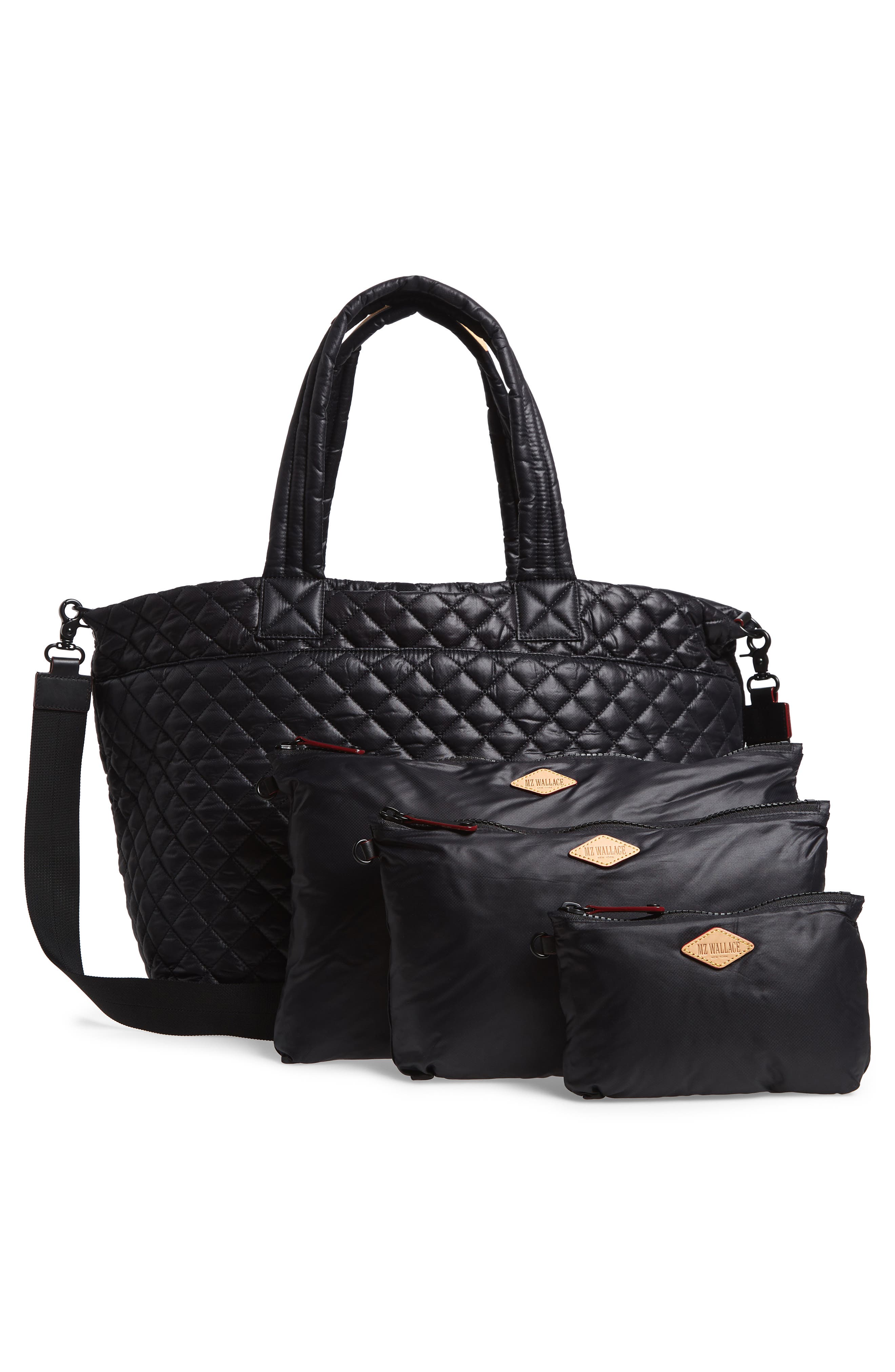 MZ Wallace Deluxe Large Metro Tote, Alternate, color, Black