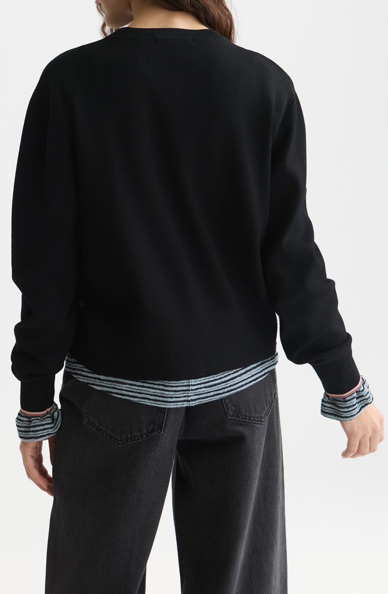 Scotch & Soda Compact Relaxed Fit Button Front Cardigan, Alternate, color,