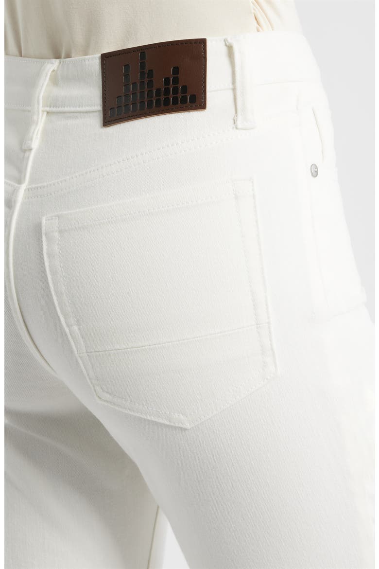 Crop Flare Jeans, Alternate, color, IVORY