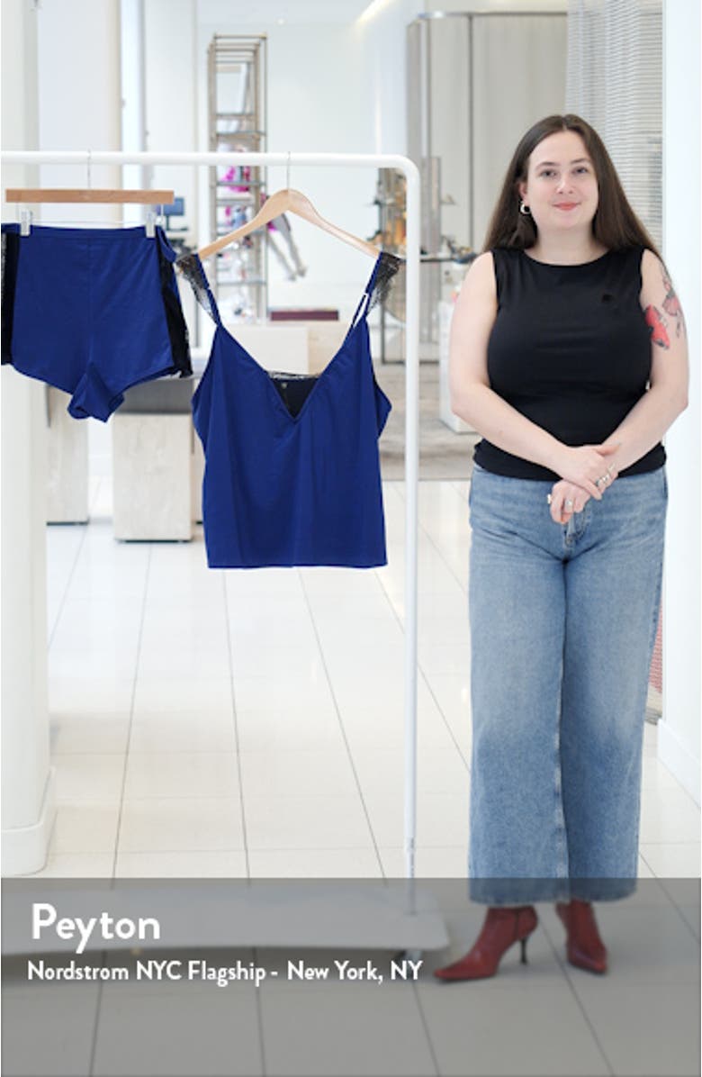 Lace Trim Satin Pajamas, sales video thumbnail